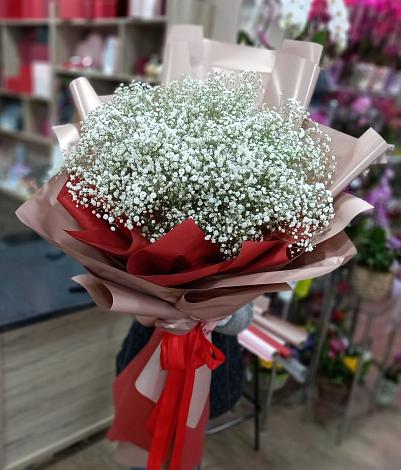 Букет цветов из: Гипсофила в Нижнекабанской