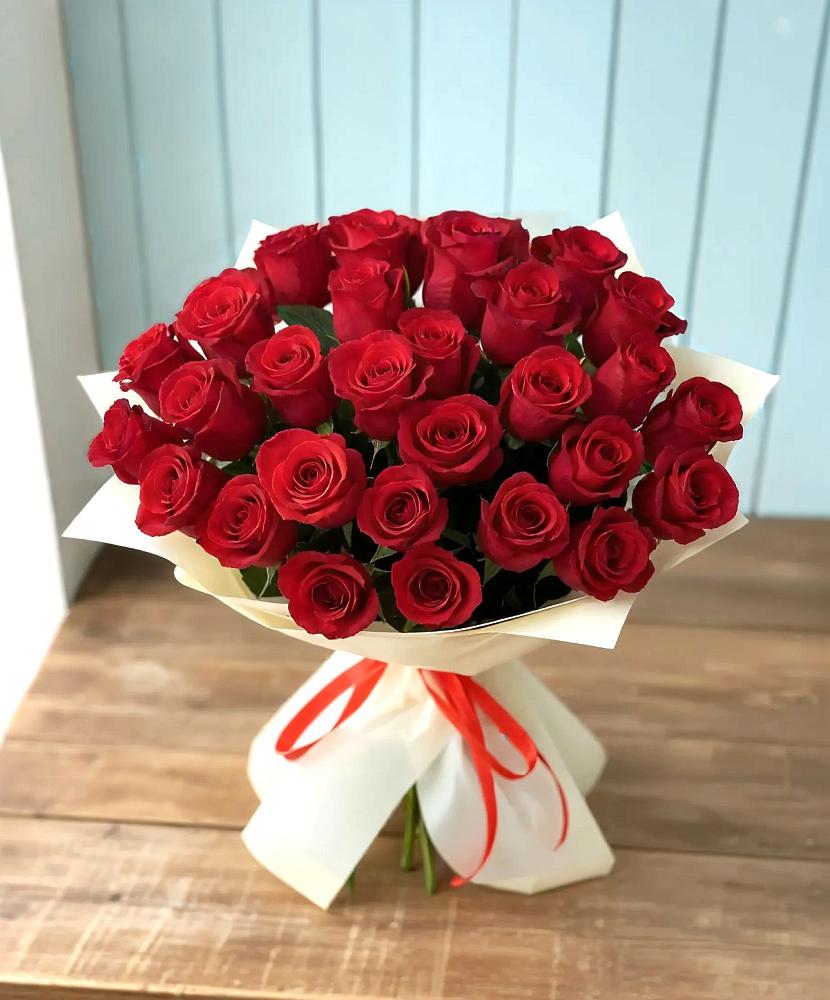 Букет 29 Красных роз в Нижнекабанской