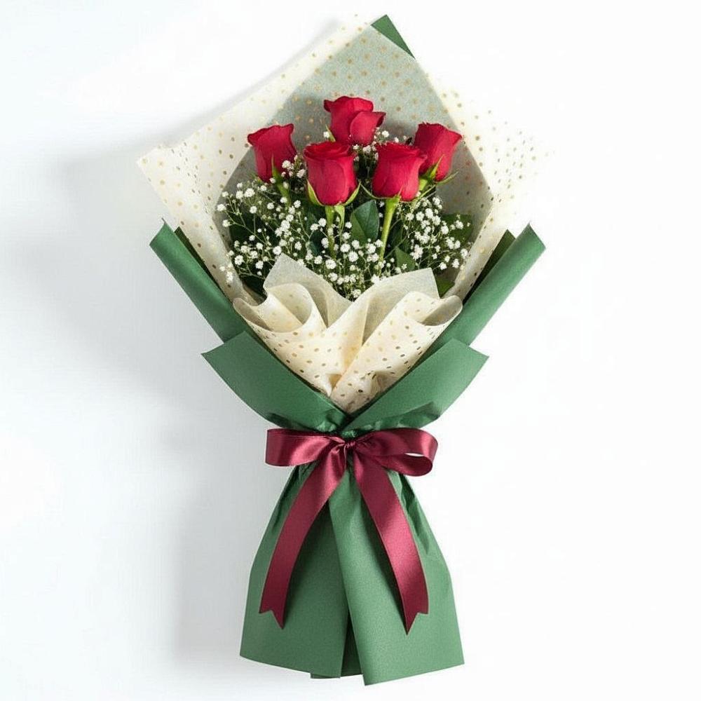 Букет цветов из: Розы в Нижнекабанской