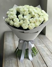 Букет 35 Белых роз в Нижнекабанской
