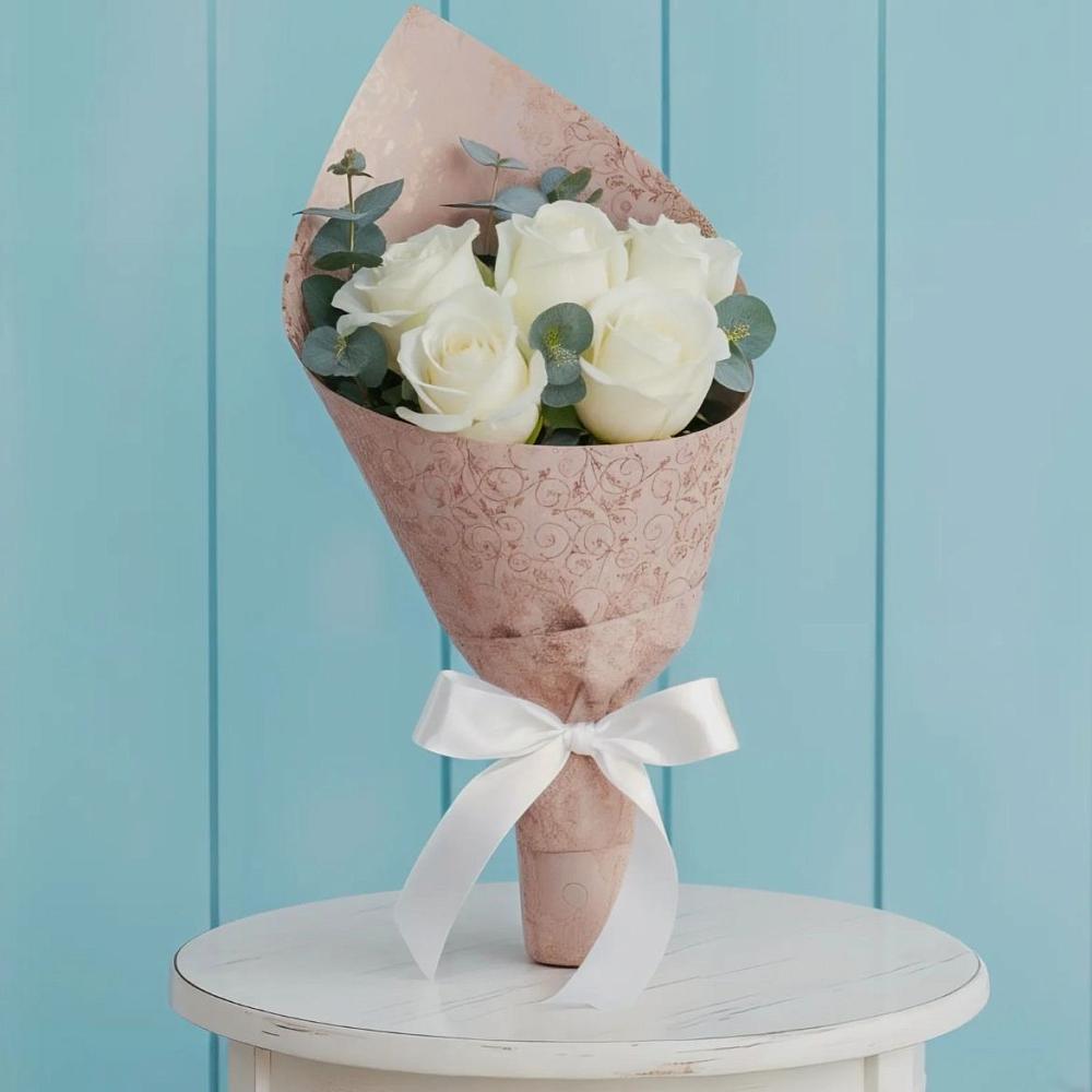 Букет цветов из: Розы в Нижнекабанской