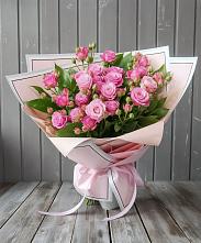 Букет Розовый кустик в Нижнекабанской