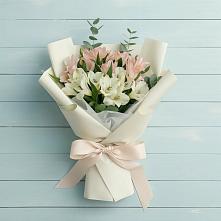 Букет цветов из:  Альстромерии в Нижнекабанской