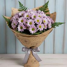 Букет цветов из:  Хризантемы в Нижнекабанской
