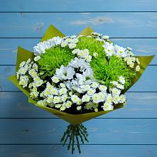 Букет цветов из:  Хризантемы в Нижнекабанской