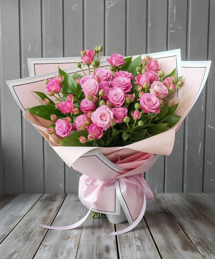 Букет Розовый кустик в Нижнекабанской