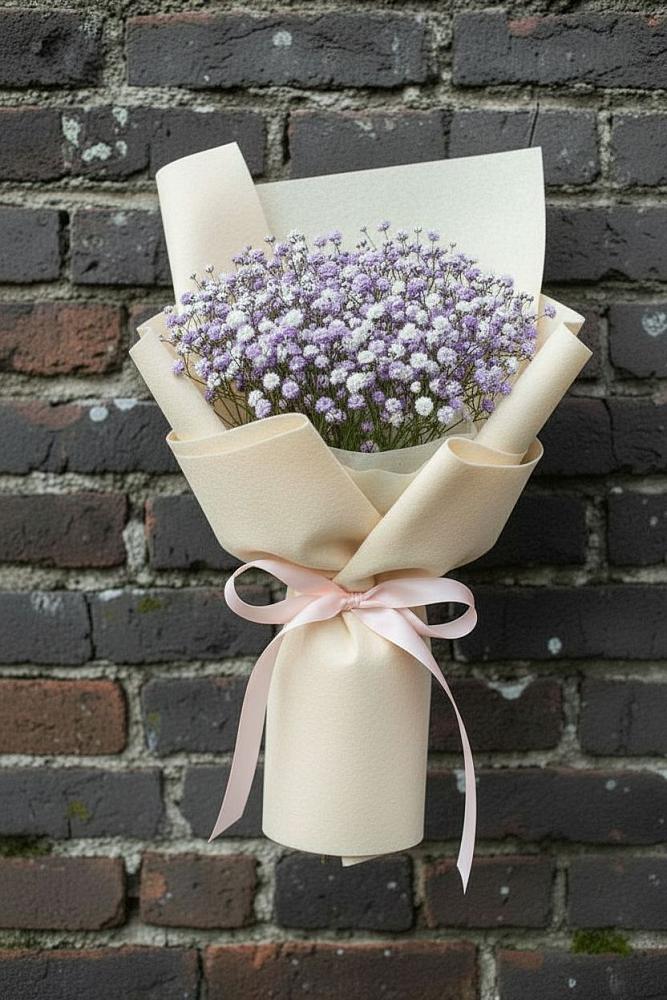 Букет цветов из: Гипсофила в Нижнекабанской