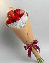 Букет цветов из:  Розы в Нижнекабанской