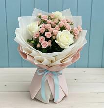 Букет цветов из:  Розы #REPLACE_PRED# Нижнекабанской
