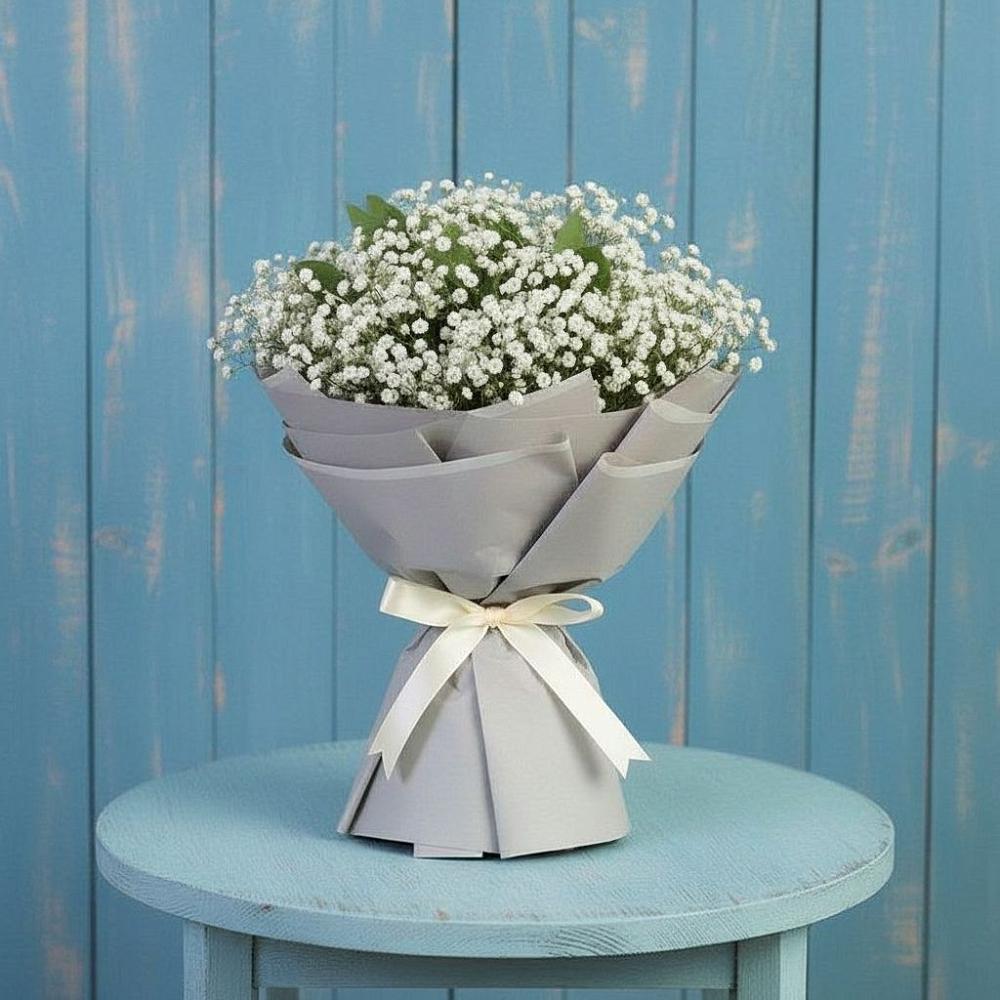 Букет цветов из: Гипсофила в Нижнекабанской