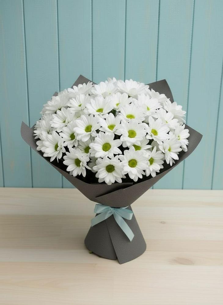 Букет цветов из: Хризантемы в Нижнекабанской