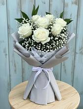 Букет цветов из:  Розы в Нижнекабанской