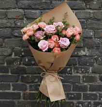 Букет цветов из:  Розы в Нижнекабанской