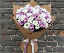 Букет цветов из:  Хризантемы #REPLACE_PRED# Нижнекабанской