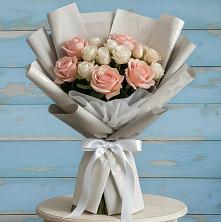 Букет цветов из:  Розы в Нижнекабанской