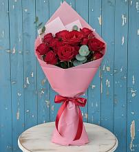 Букет цветов из:  Розы #REPLACE_PRED# Нижнекабанской