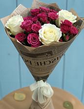 Букет цветов из:  Розы в Нижнекабанской