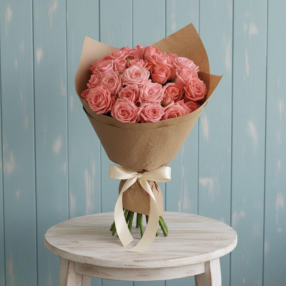 Букет цветов из: Розы в Нижнекабанской